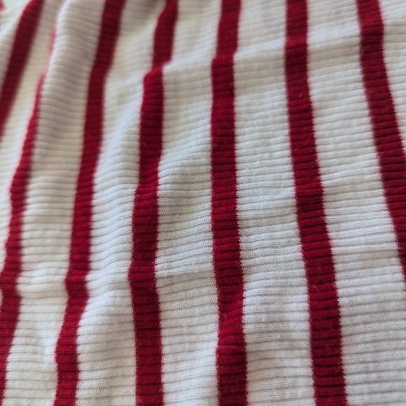 Red and White Striped top - Picture 3 of 4